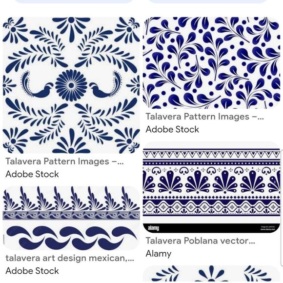 Talavera Mexican Pottery, Small Serving Bowl. Beautiful Patterns. - Picture 7 of 7